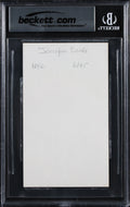 Jennifer Beals Flashdance Authentic Signed 3x5 Index Card Auto 10! BAS Slabbed