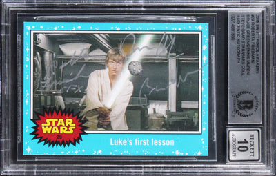 (3) Friedman +2 "SFX" Signed 2015 Star Wars JTTFA #29 Card Auto 10! BAS Slabbed