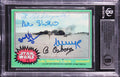 (5) Waye, Glover, Shillingford +2 Signed 1977 Star Wars #218 Card BAS Slabbed