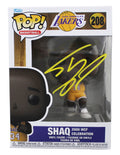 Lakers Shaquille O'Neal Signed #208 Funko Pop Vinyl Figure BAS Witness #3W386072