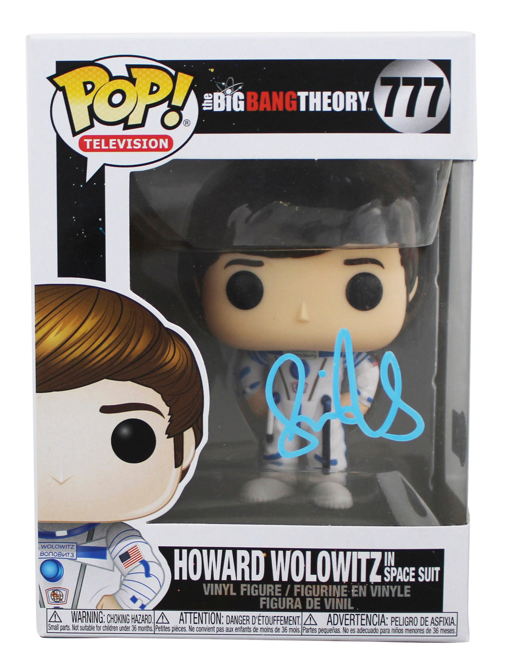Simon Helberg Big Bang Theory Signed Howard #777 Funko Pop Figure BAS #BQ56214