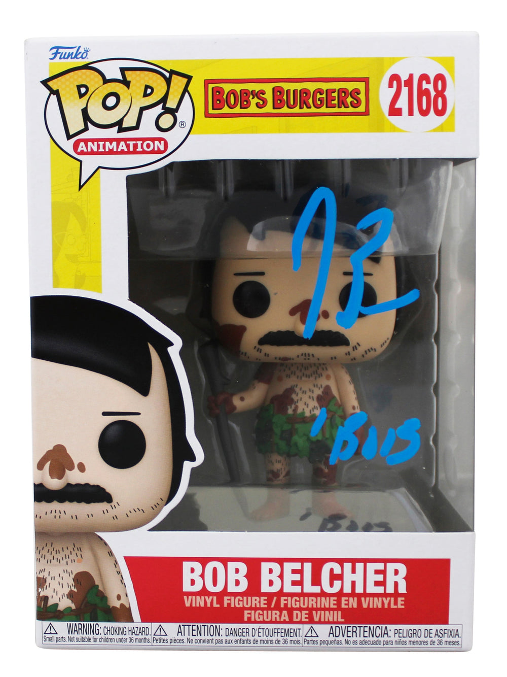 H. Jon Benjamin Bob's Burgers "Bob" Signed #2168 Funko Pop Figure JSA #AW31960