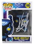 Xolo Mariduena Blue Beetle Signed #1406 Funko Pop Vinyl Figure BAS #BN36431