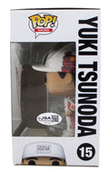 Yuki Tsunoda Formula 1 Authentic Signed #15 Funko Pop Vinyl Figure JSA #CK21661