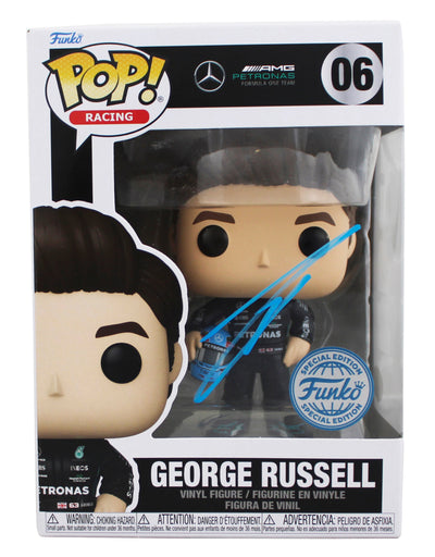 George Russell Formula 1 Signed #06 Funko Pop Vinyl Figure JSA #CF51139
