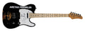 Aretha Franklin Authentic Signed Glarry Black Electric Guitar PSA/DNA #AE84459