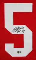Patrick Willis "HOF 24" Authentic Signed Red Pro Style Jersey BAS Witnessed 2