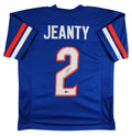 Boise State Ashton Jeanty Authentic Signed Blue Pro Style Jersey BAS Witnessed