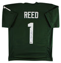 Michigan State Jayden Reed Authentic Signed Green Pro Style Jersey BAS