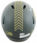 Steelers Jerome Bettis Signed STS IV Full Size Speed Rep Helmet BAS Witnessed