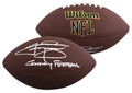 Texas A&M Johnny Manziel "Johnny Football" Signed Super Grip Football BAS Wit