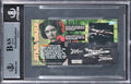 (6) Peterson, Beasley +4 Signed 1995 Star Wars Widevision #99 Card BAS Slabbed