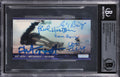 (5) Tippett, Huston +3 Signed 1995 Star Wars ESB Widevision #37 Card BAS Slabbed