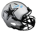 Cowboys Dez Bryant Signed Rave Full Size Speed Rep Helmet W/ Case BAS Witnessed