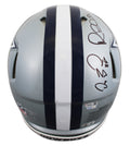 (4) Pearson, Lamb, Bryant & Irvin Signed F/S Speed Proline Helmet W/ Case BAS W