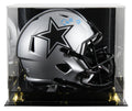 Cowboys Dez Bryant Signed Rave Full Size Speed Rep Helmet W/ Case BAS Witnessed