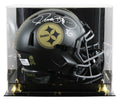 Steelers Jerome Bettis Signed STS IV Full Size Speed Rep Helmet W/ Case BAS Wit