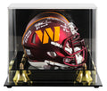 Commanders (3) Theismann, Moseley & Brown Signed Speed Mini Helmet W/ Case BAS W