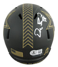 Cowboys Dez Bryant Signed STS IV Speed Mini Helmet W/ Case BAS Witnessed