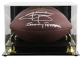Texas A&M Johnny Manziel "Johnny Football" Signed Football W/ Case BAS Witness