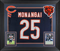 Kyle Monangai Authentic Signed Navy Blue Pro Style Framed Jersey JSA Witness 2