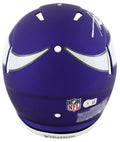 Vikings Adrian Peterson Signed Full Size Speed Proline Helmet W/ Case BAS Wit
