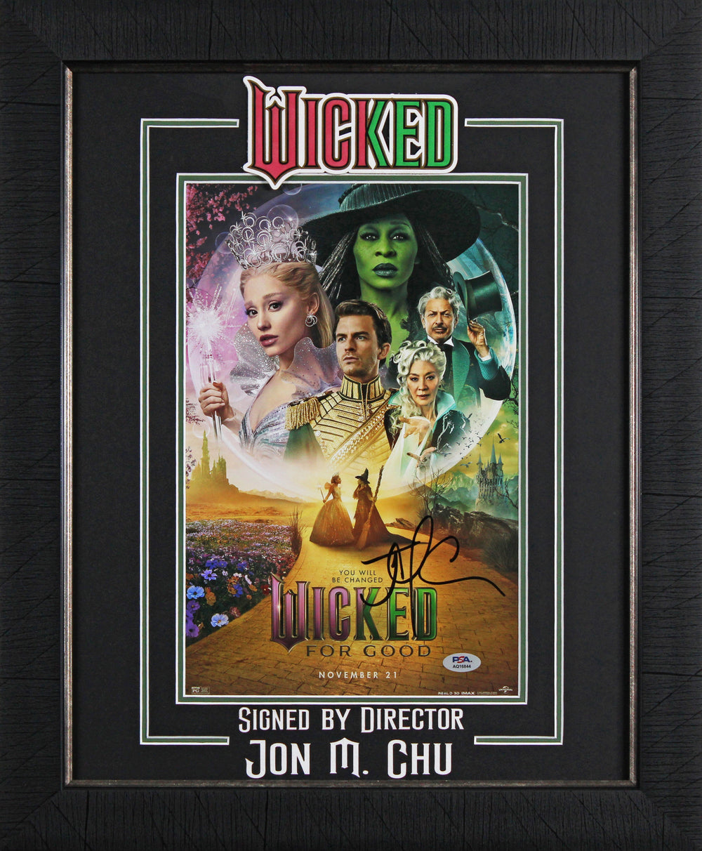 Jon M. Chu Wicked Authentic Signed 11x14 Framed Photo Autographed PSA #AQ16844