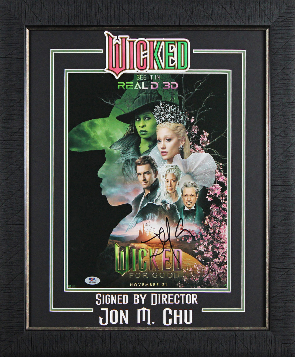 Jon M. Chu Wicked Authentic Signed 11x14 Framed Photo Autographed PSA #AQ16843