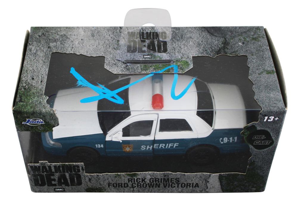 Andrew Lincoln Walking Dead Signed Crown Victoria 1:32 Die Cast Car JSA #AZ65679