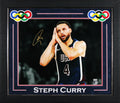 USA Stephen Curry Signed 16x20 Night Night  Spotlight Closeup Framed Photo BAS W