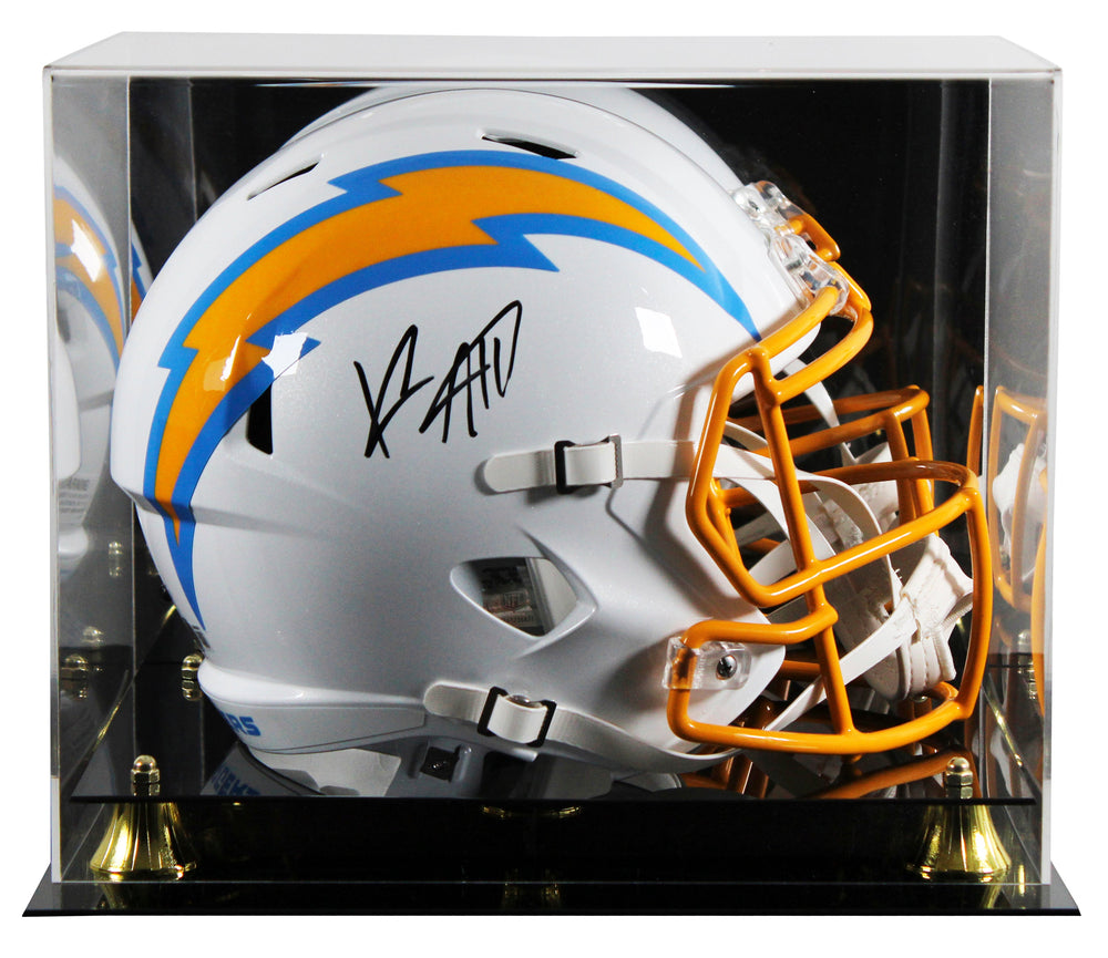 Chargers Keenan Allen Authentic Signed Full Size Speed Rep Helmet w/ Case BAS W