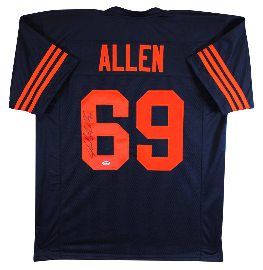 Jared Allen Authentic Signed Navy Pro Style Jersey Autographed PSA/DNA Itp 2