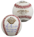 D-Backs Luis Gonzalez "2x Insc" Signed 2001 WS Logo Baseball BAS #2W636574
