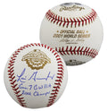 D-Backs Luis Gonzalez "2x Insc" Signed 2001 WS Logo Baseball BAS #2W636573