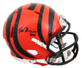 Bengals Tee Higgins Authentic Signed Speed Mini Helmet BAS Witnessed #WB74796