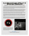 Alan Bean Flown 1969 Apollo 12 Outer & Secondary Layer Space Suit Remnants