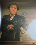 Al Pacino Scarface Authentic Signed 16x20 Vertical Shooting Photo BAS 1