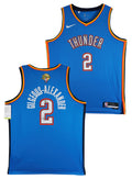 Shai Gilgeous-Alexander Signed Blue Nike Finals Ed. Swingman Jersey BAS #BW21097