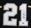 Colorado Deion Sanders Signed Black Pro Style Framed Jersey BAS Wit #2W438785