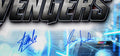 The Avengers Cast (6) Lee, Evans, Ruffalo, Hemsworth +2 Signed 16x20 Photo BAS