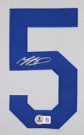 Dodgers Mookie Betts Authentic Signed Gray Nike Jersey Autographed BAS