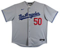 Dodgers Mookie Betts Authentic Signed Gray Nike Jersey Autographed BAS