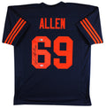 Jared Allen Authentic Signed Navy Pro Style Jersey Autographed BAS #BW20559