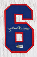 Julius "Dr. J" Erving Authentic Signed White Pro Style Framed Jersey BAS 3