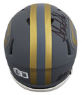 Packers Sterling Sharpe Authentic Signed Slate Speed Mini Helmet BAS Witnessed