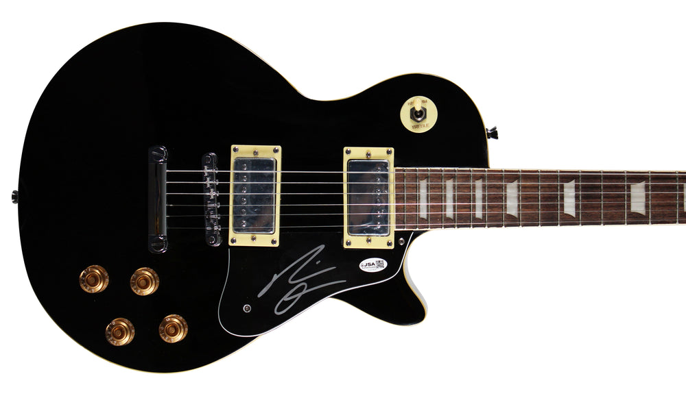 Gavin Adcock Signed Glen Burton Les Paul Black Electric Guitar JSA #CL51479