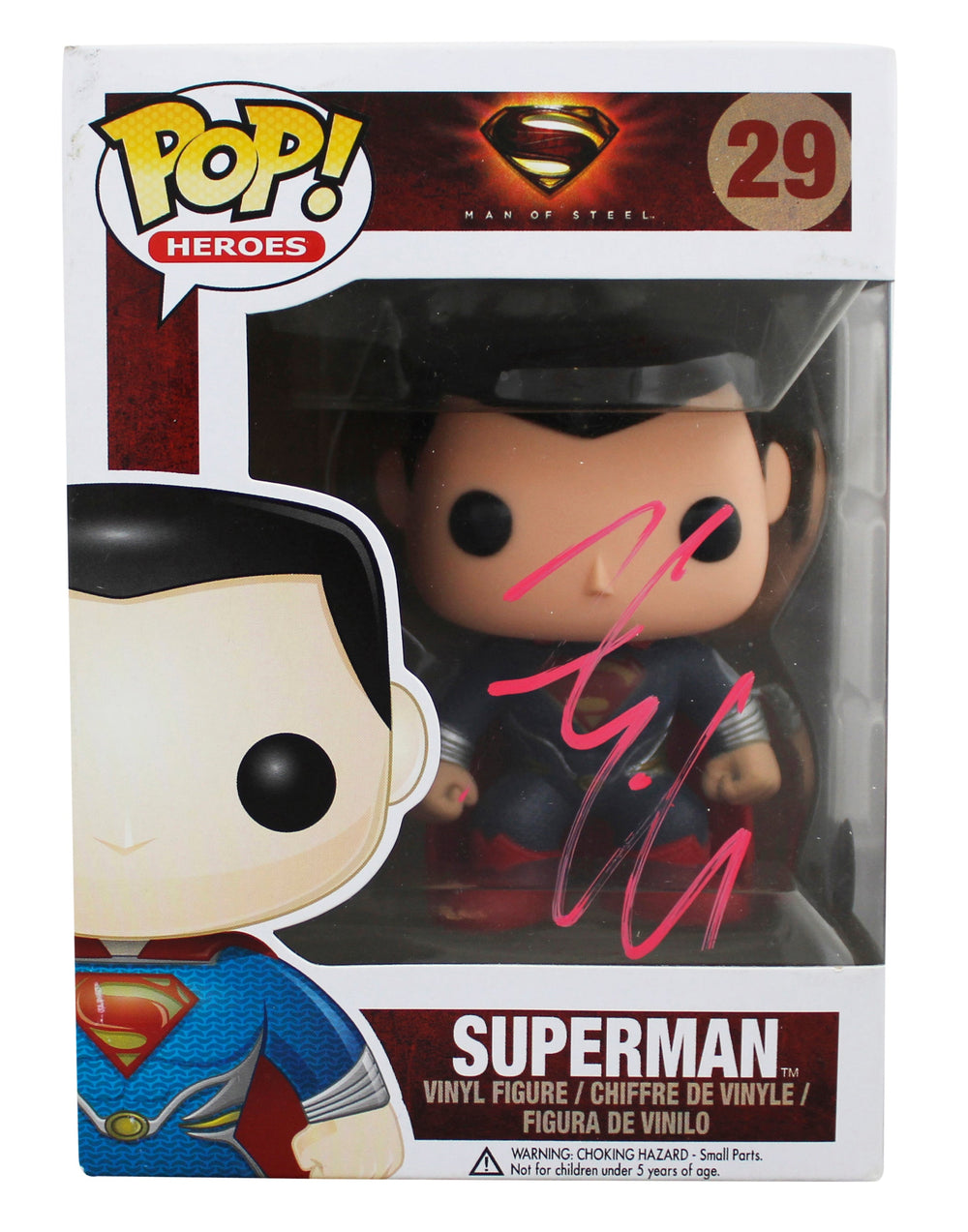 Henry Cavill Superman Authentic Signed #29 Funko Pop Vinyl Figure BAS #BN49204
