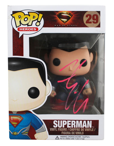 Henry Cavill Superman Authentic Signed #29 Funko Pop Vinyl Figure BAS #BN49204