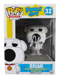 Seth MacFarlane Family Guy Signed Brian #32 Funko Pop Vinyl Figure BAS #BQ48502