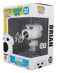 Seth MacFarlane Family Guy Signed Brian #32 Funko Pop Vinyl Figure BAS #BQ48502